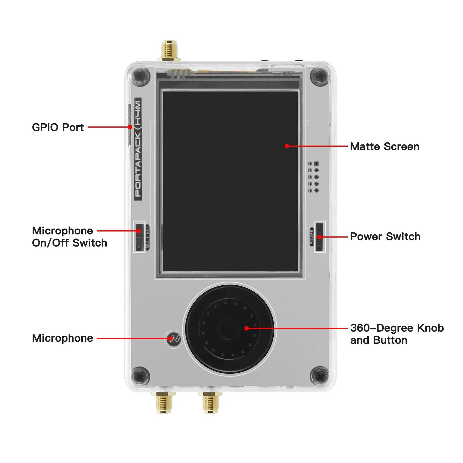 HAMGEEK R10C + H4MS Hackrf One SDR Radio - MAX2837 & Antenna